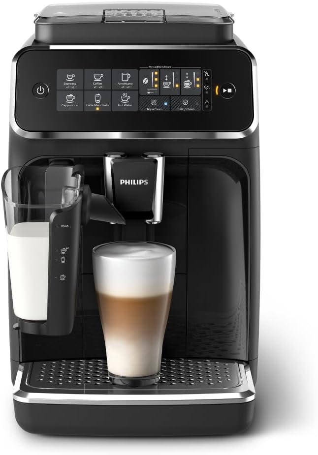 Philips 3200 Series Fully Automatic Espresso Machine - LatteGo Milk Frother